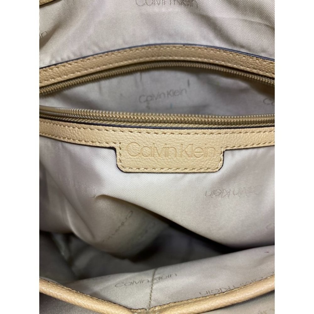Calvin Klein Tan Large Tote Bag Crossbody Strap - Picture 10 of 12
